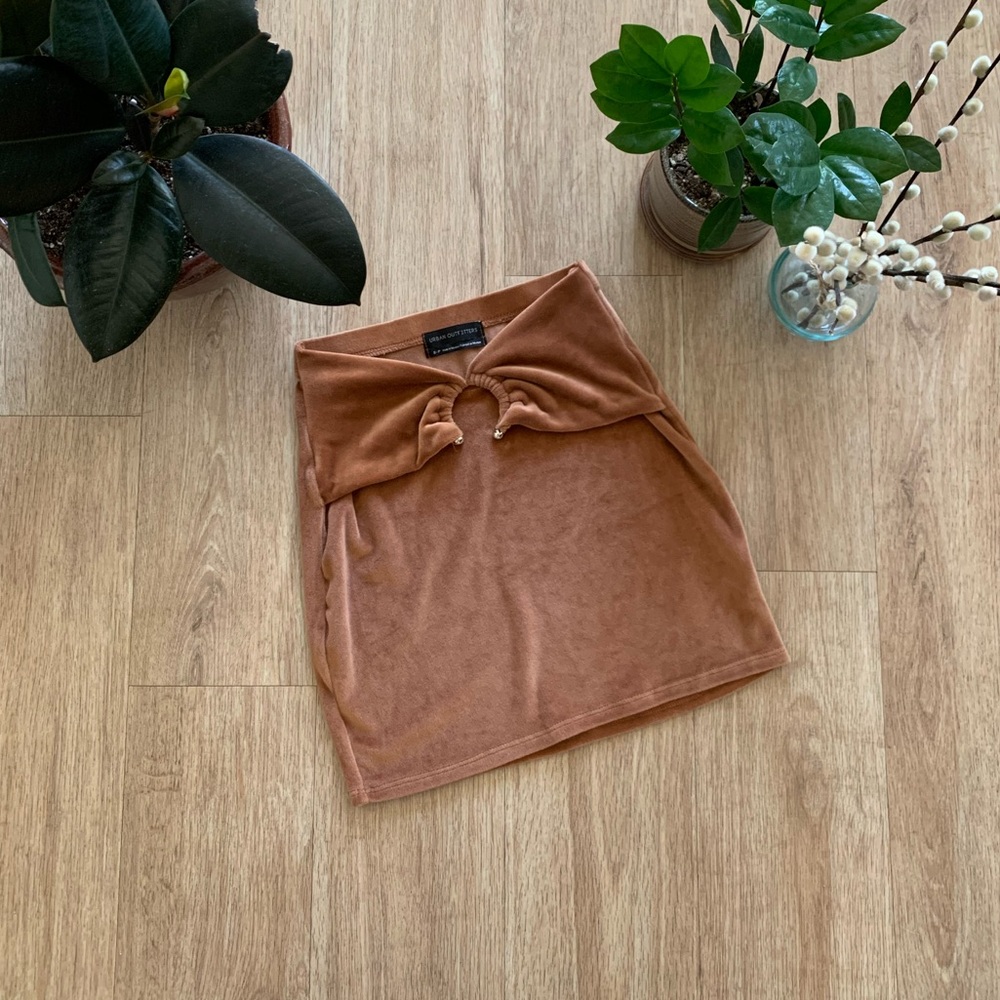 Velvet UO mini skirt